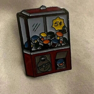 Vintage Arcade Claw Machine Brooch